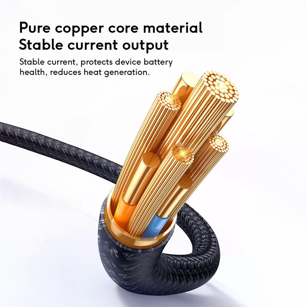 KiiP 2IN1 Kabel Data Iphone Android Fast Charging Built In Wireless Charger Magnetic Apple Watch 60W
