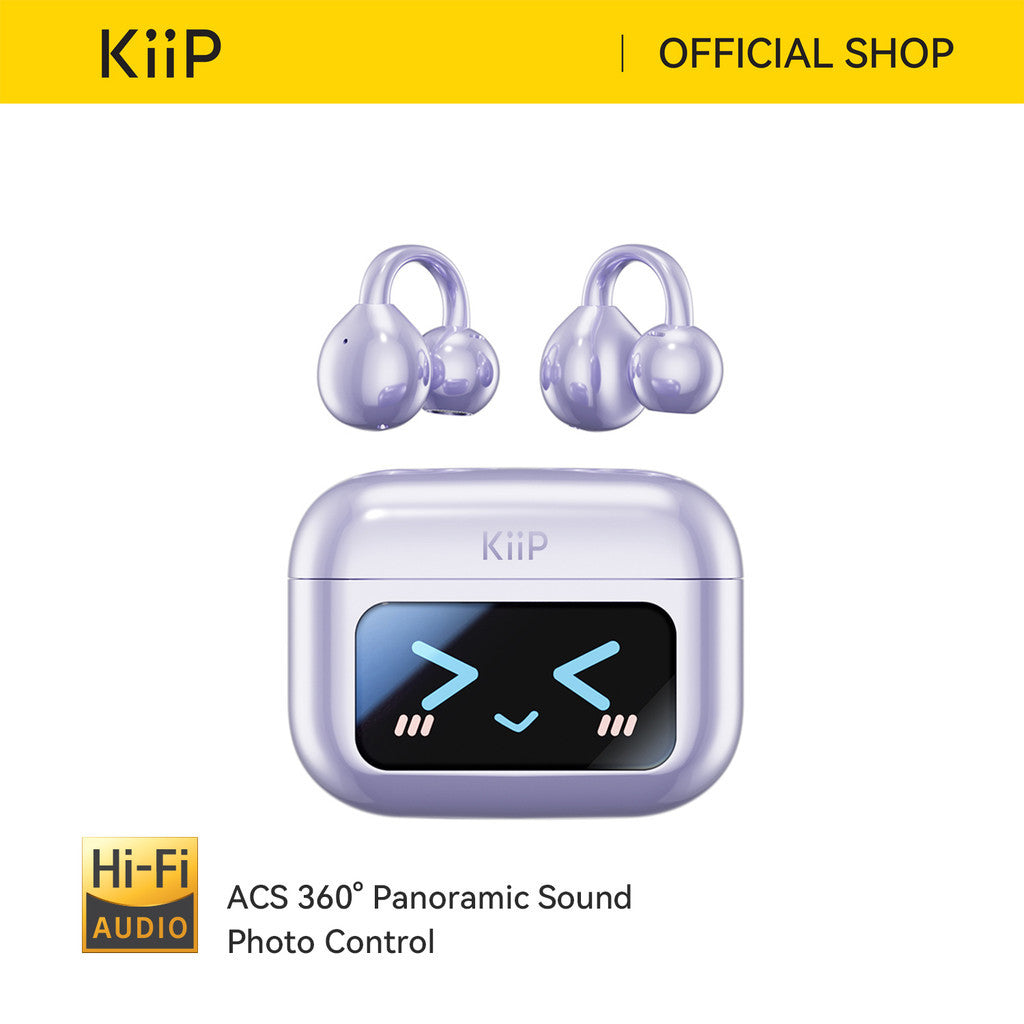 KiiP DTH18 OWS Earclips HiFi Tws Smart Screen Active Noise Reduction