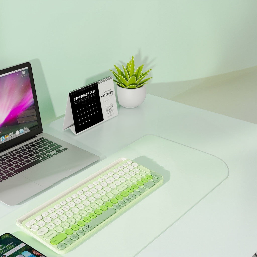KiiP Wireless Swift02 Keyboard Bluetooth Multi-Device Dual Mode Windows Mac Chrome OS Android iOS