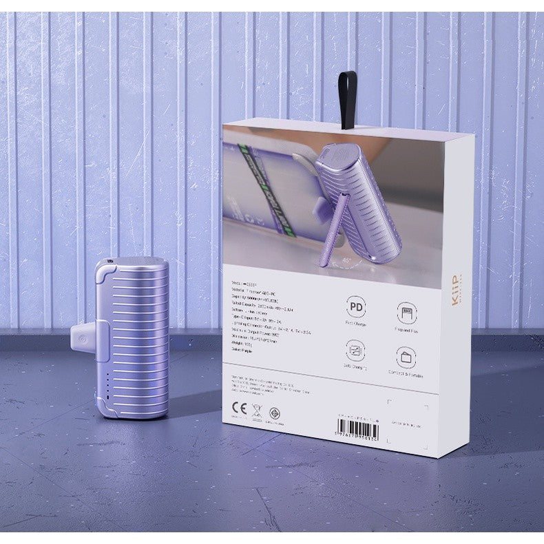 KiiP Mini Power Bank Fast Charging PD 20W 2in1 Phone Holder 5000mAh