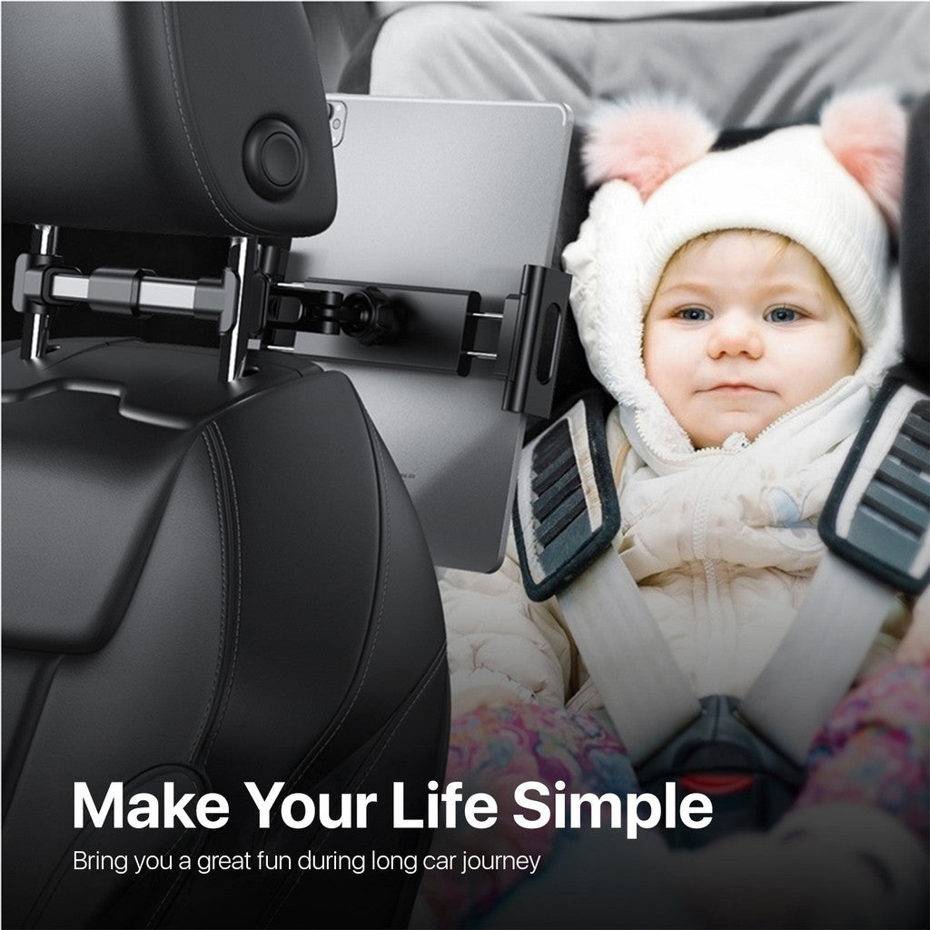 KiiP MCH08 Backseat Car Holder Car Mount Phone Holder Stand 360° Rotation