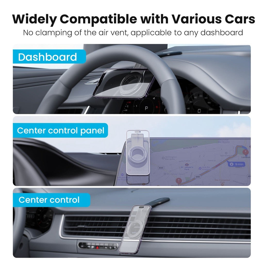 KiiP MCH05 Magnetic Car Phone Holder Dashboard Mobil Magnet Foldable
