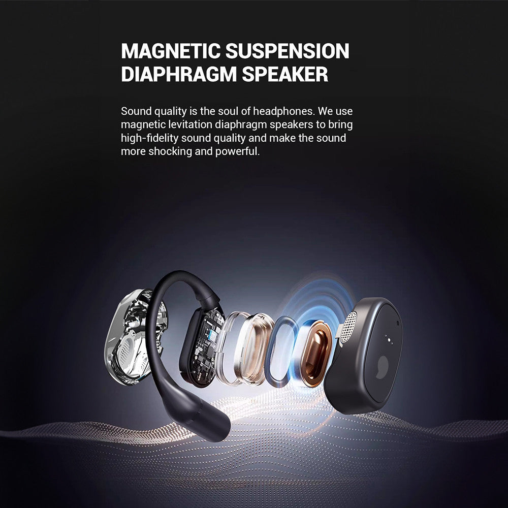 KiiP Wireless DTH10 OWS Bluetooth Headset TWS Earphone Earhook Super Bass
