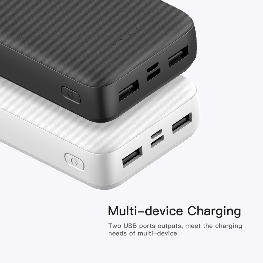 KiiP E34 Power Bank 20000mAh Dual Input Type-C Micro Dual Output USB Powerbank Slim