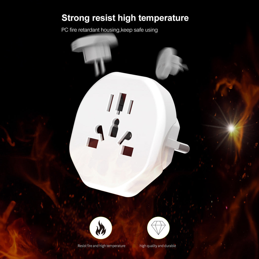 KiiP C25T Compact Universal Travel Adaptor 2500W Fast Charging US/DE/CN/EU/AUS/UK