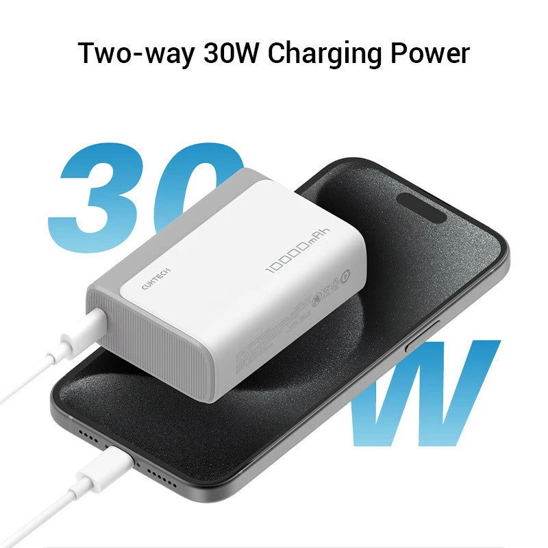 KiiP x Cuktech Pocket Power Bank 10000mAh 30W USB Type-C Fast Charging