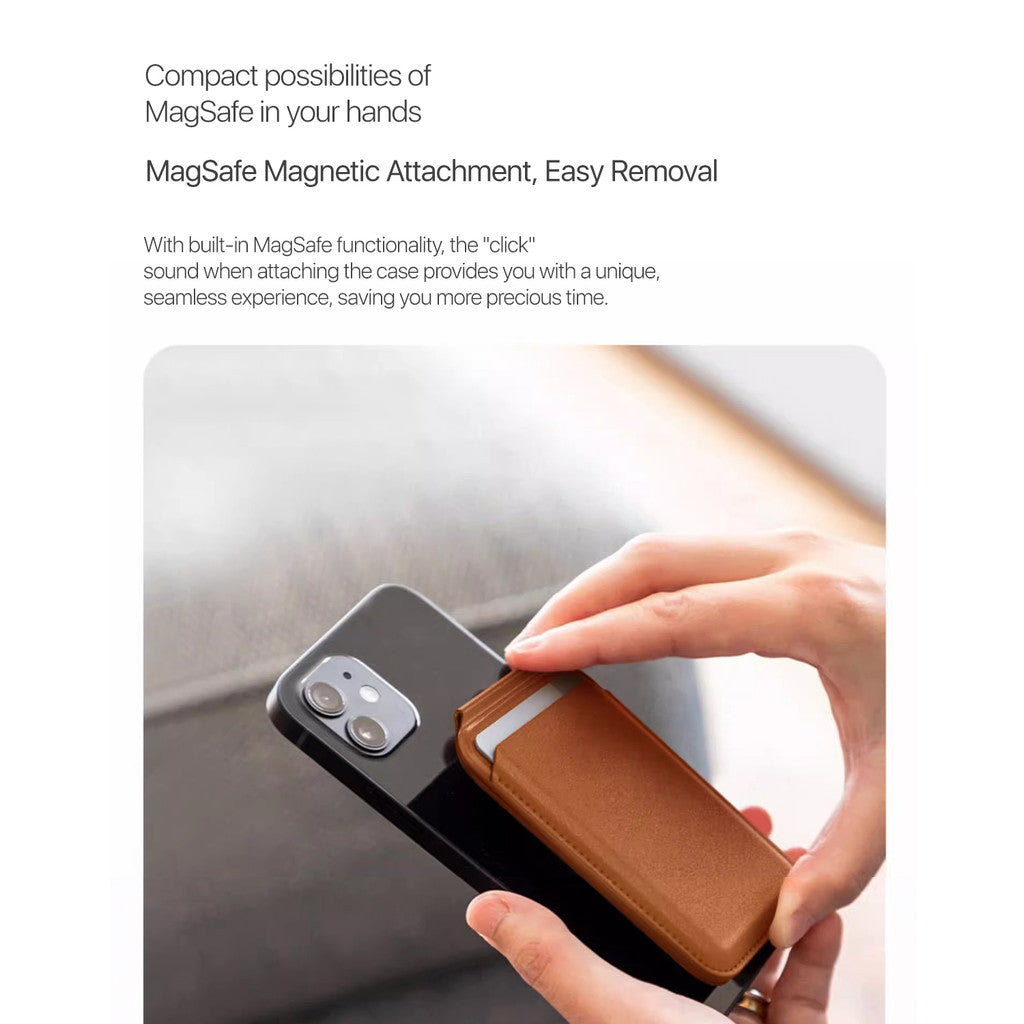 KiiP M2 Magnetic Phone Card Holder Magsafe Wallet Slim Dompet Kartu Stand HP