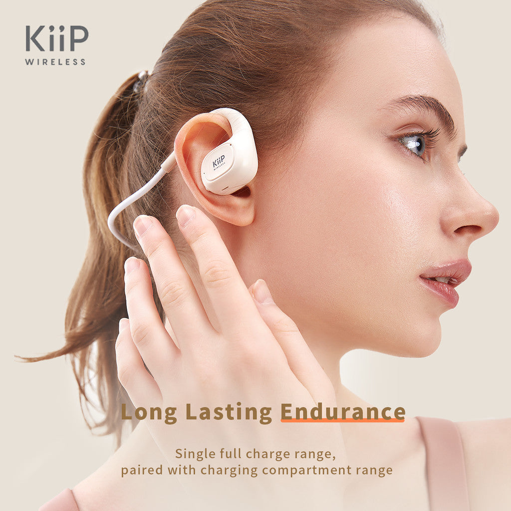 KiiP Wireless DTH3 Pro OWS Open Ear Wireless Earphone TWS Bluetooth Earhook