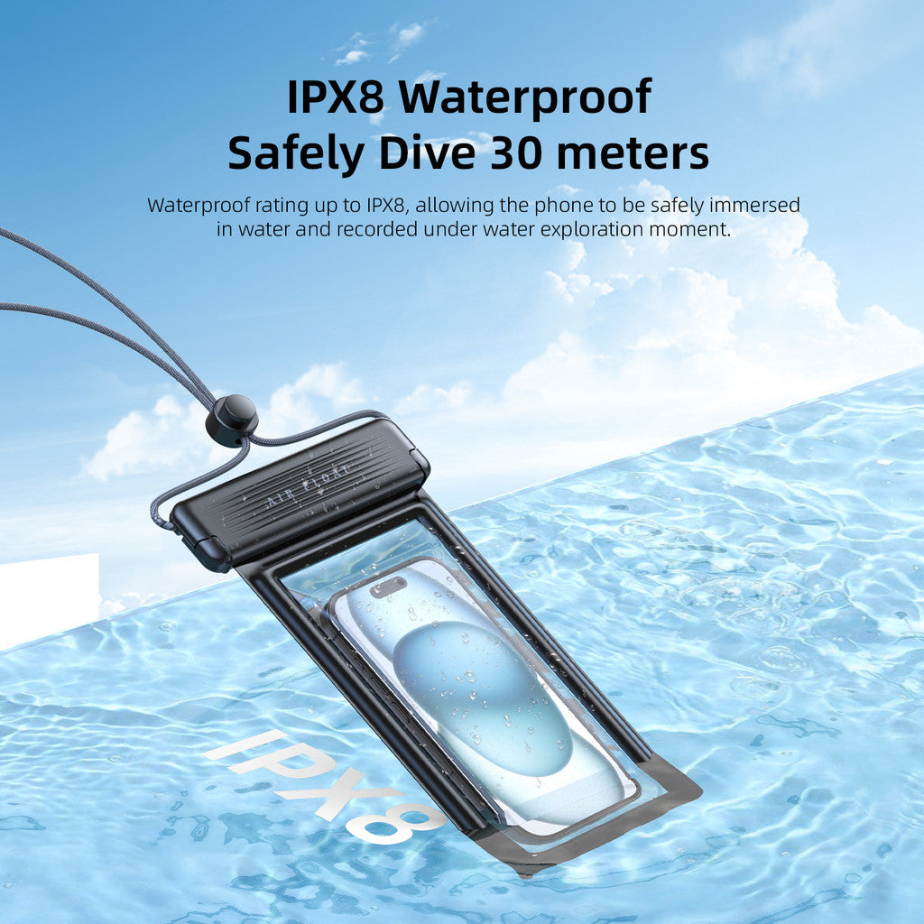 KiiP WB02 Waterproof Case Airbag Casing Kantong Pelindung HP Anti Air IPX8