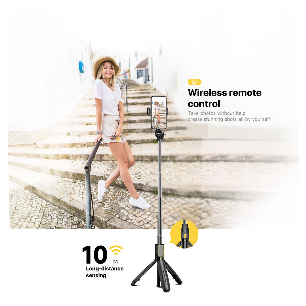 KiiP Selfie05 Portable Selfie Stick Integrated Tripod 70cm 360° Rotation