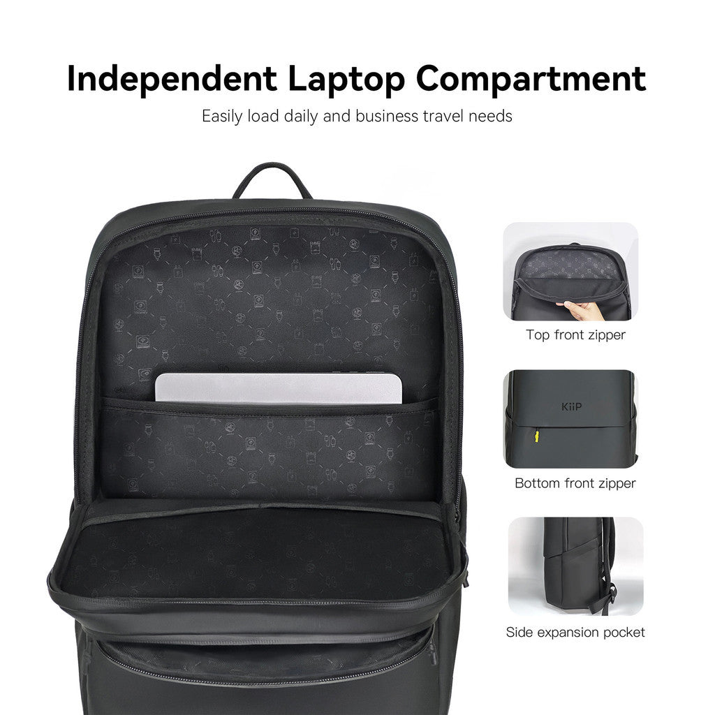 KiiP B7 Tas Laptop Ransel Pria Wanita Anti Air Waterproof Premium Backpack Fits 17 inch