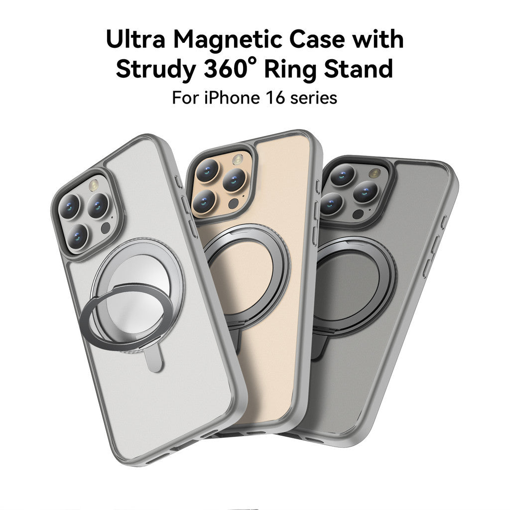KiiP Wireless Casing Iphone 16 Series Casing Magnetic Apple Magsafe Silicone Case Handphone
