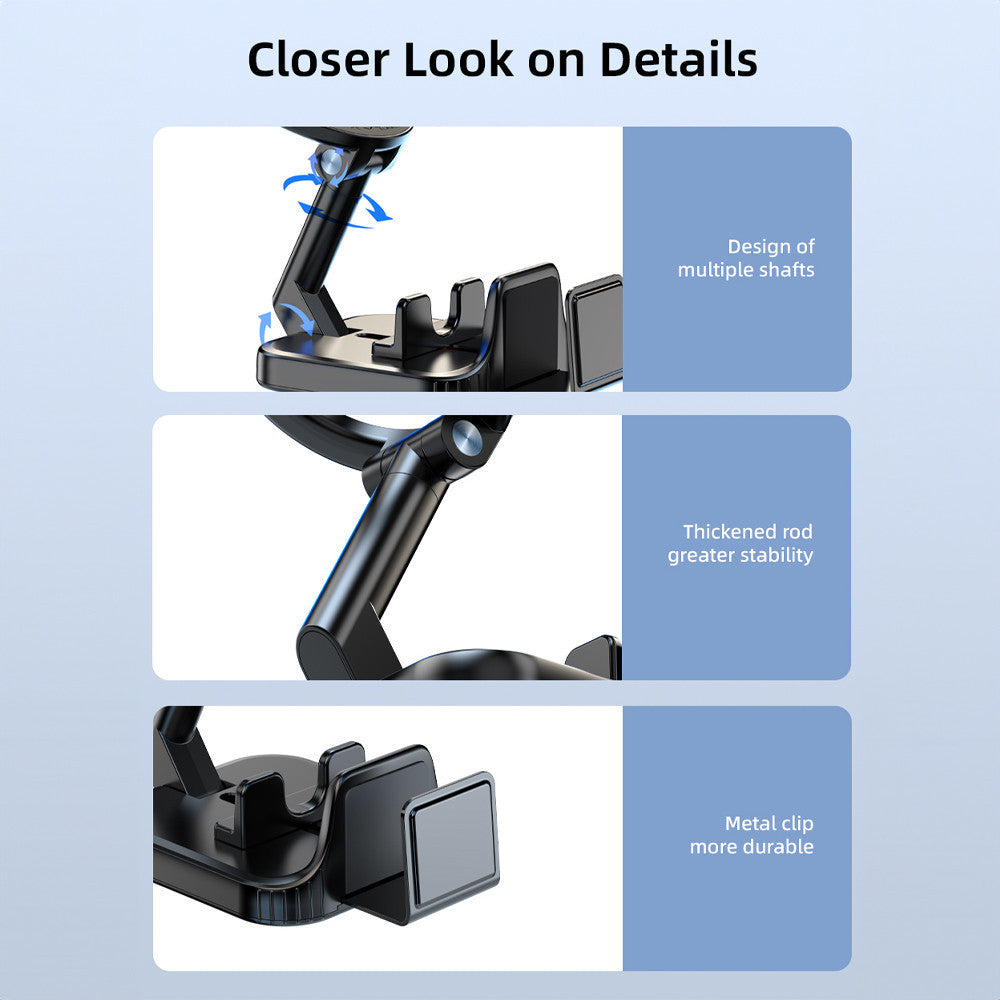 KiiP H07 Magnetic Phone Holder Jepit Keeper Portable Travelling Holder Lipat