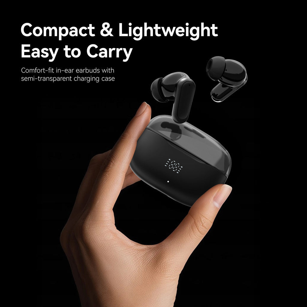 KiiP DTS19 TWS ANC ENC Bluetooth 6.0 Headset Handsfree Earphone Low Latency