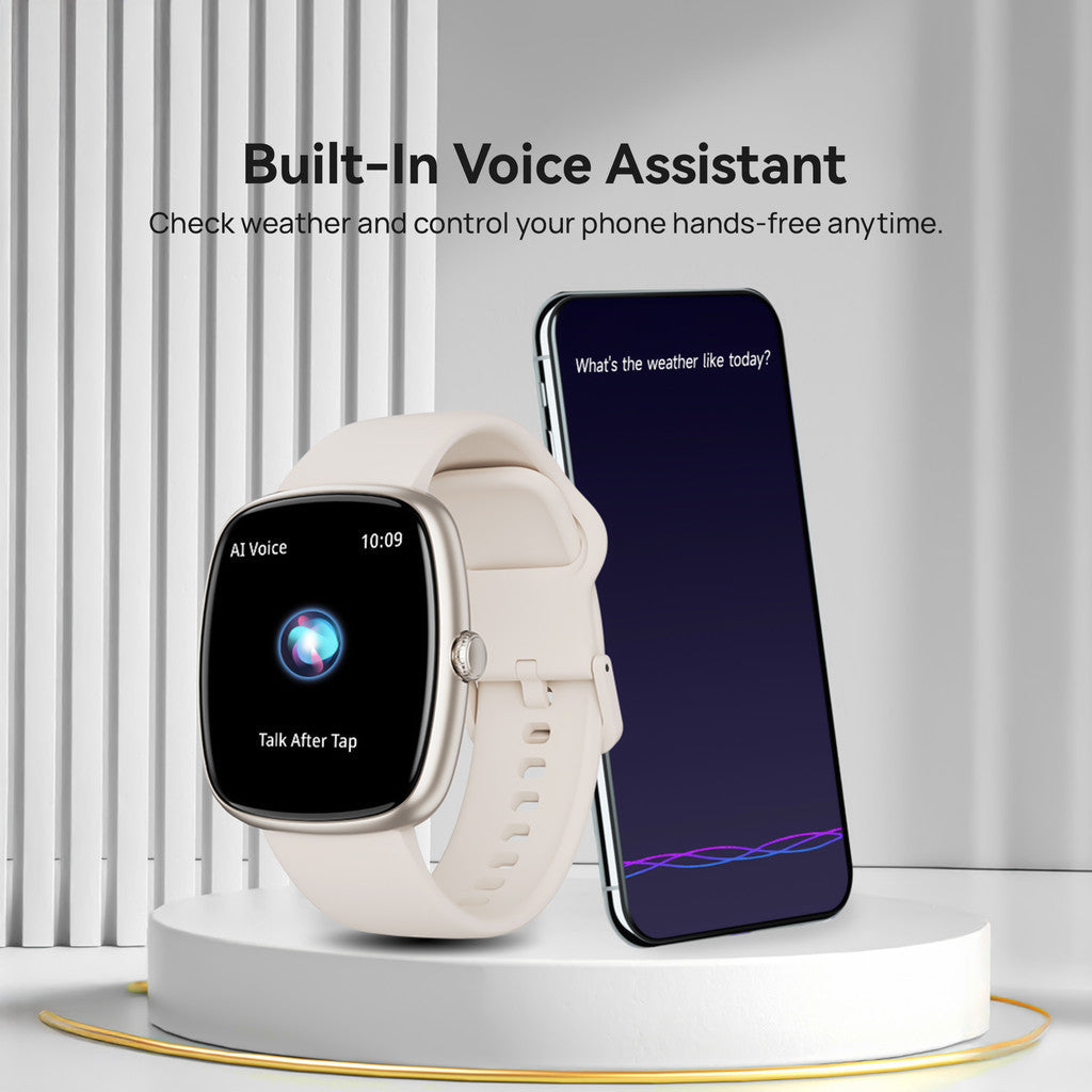 KiiP T69 Smartwatch Full Touch Screen Bluetooth Call Jam Tangan Pria Wanita Custom Wallpaper 1.8 TFT Health Monitoring IPX68 Waterproof