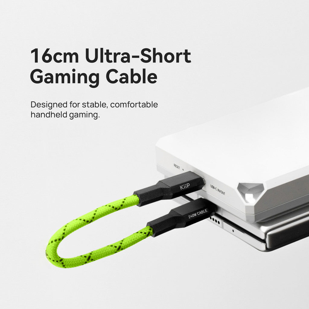 KiiP Cable Gaming Magnetic Fast Charging PD 240W Data Transfer 480Mbps