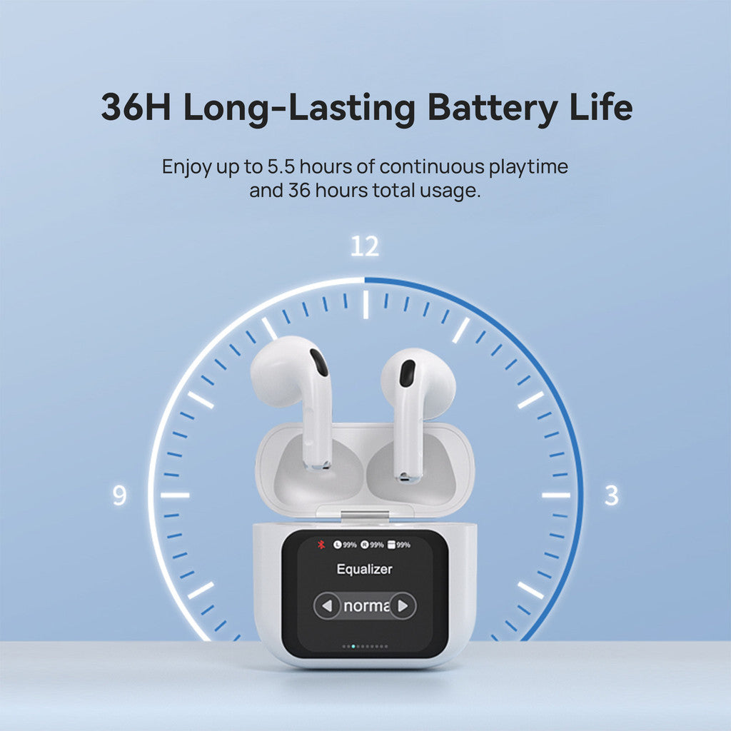 KiiP DTS20 TWS Bluetooth Headset Earphone Semi In Ear BT 5.4 Low Latency Noise Reduction