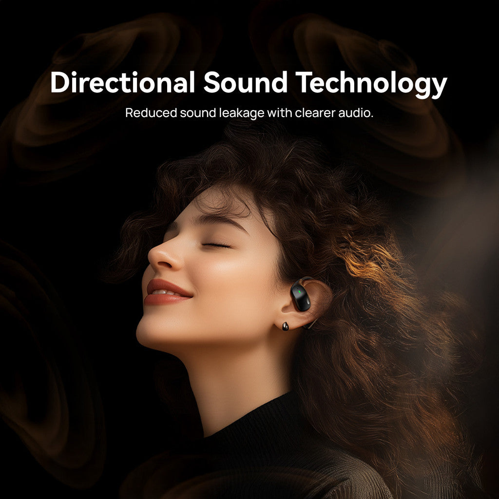 KiiP DTH25 Open Ear TWS Sport Earphone Earhook Smart Touchscreen HD Call