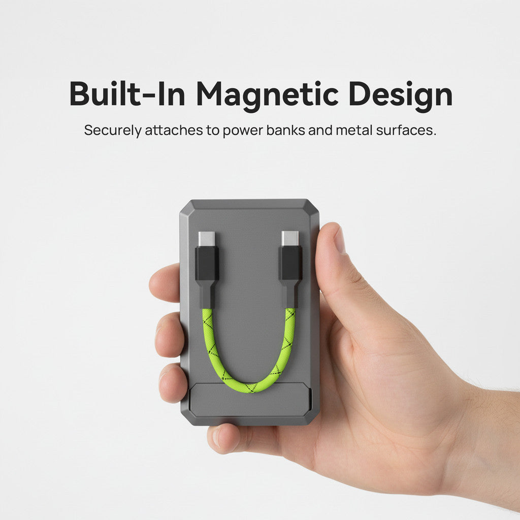 KiiP Cable Gaming Magnetic Fast Charging PD 240W Data Transfer 480Mbps