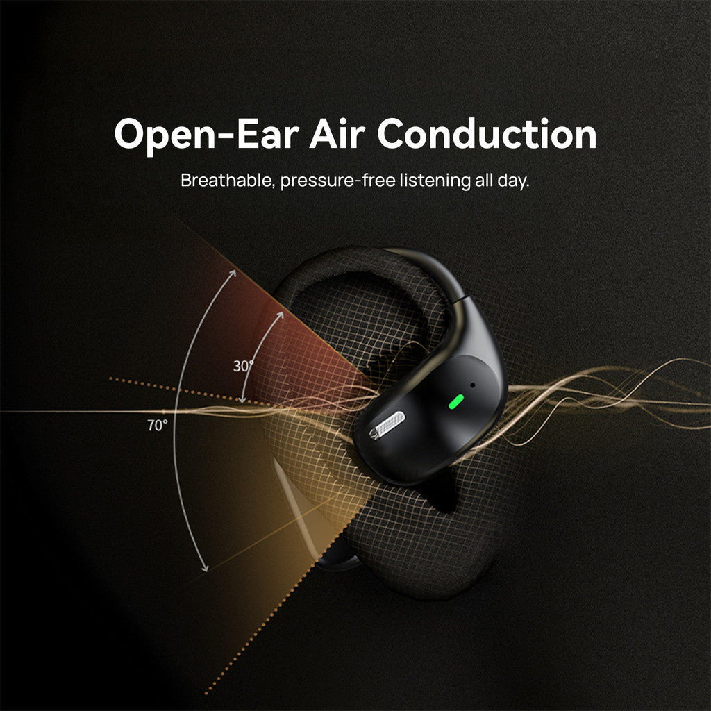KiiP DTH25 Open Ear TWS Sport Earphone Earhook Smart Touchscreen HD Call