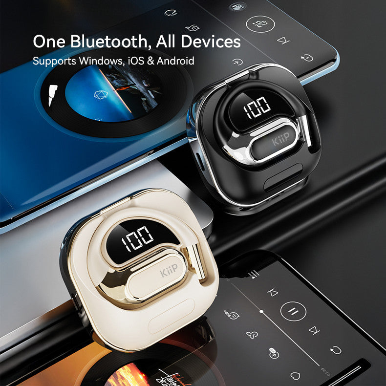 KiiP DTH21 TWS Sport Earphone OWS Headset Bluetooth Sport Gaming Low Latency HiFi Stereo