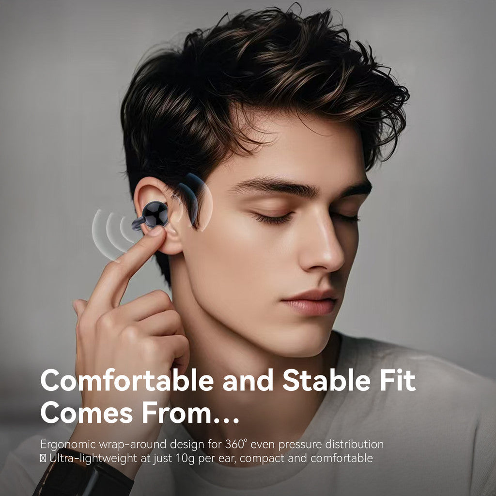 KiiP DTH20 OWS Ear Clip Earphone Open Ear Bluetooth TWS Waterproof IPX7