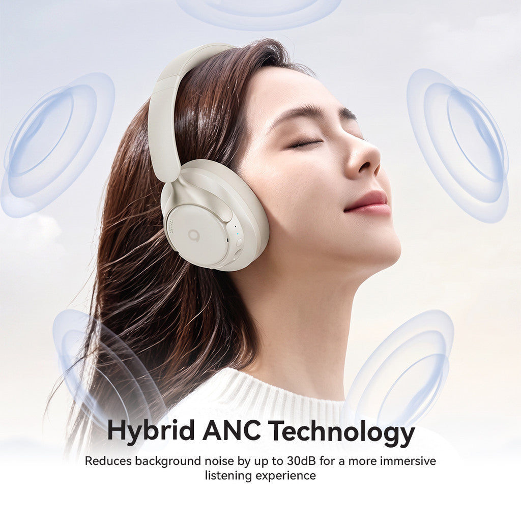 KiiP TH150 Wireless Wired Headphone Hybrid ANC 30db Up To 45 Hours Playtime - KiiP