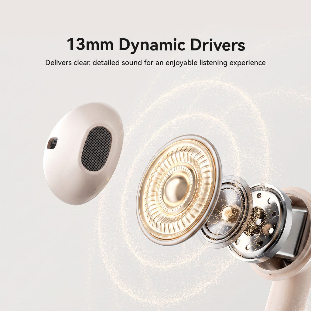 KiiP Airlite TWS Earphone Bluetooth 6.0 True Wireless Earbuds With Necklace Chain Noise Reduction