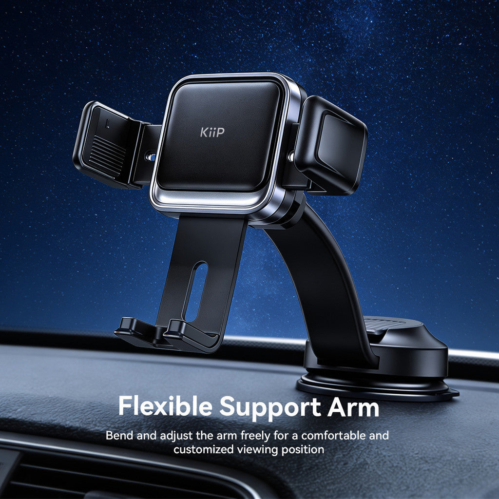 KiiP DBEND01 Car Phone Holder Bendable Support Arm 360° Rotation