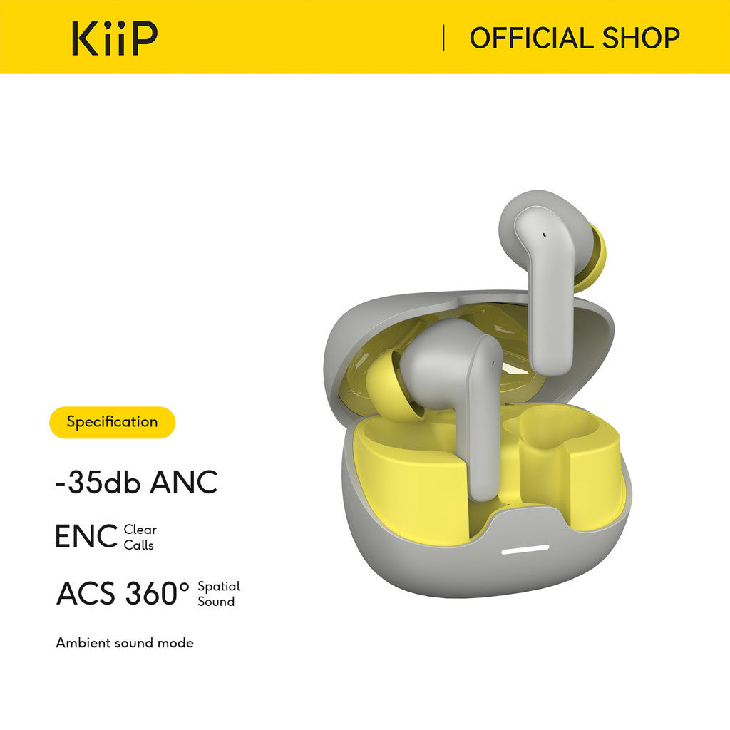 KiiP DTS25 MixColor ANC ENC True Wireless Earphones Earbuds TWS Bluetooth