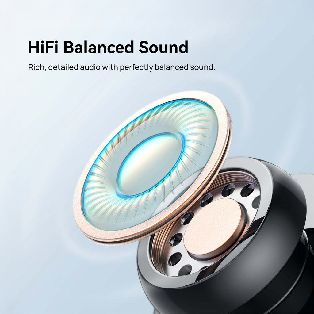 KiiP AirNora5 LED True Wireless Bluetooth Earphones Earbuds TWS AI Noise Reduction