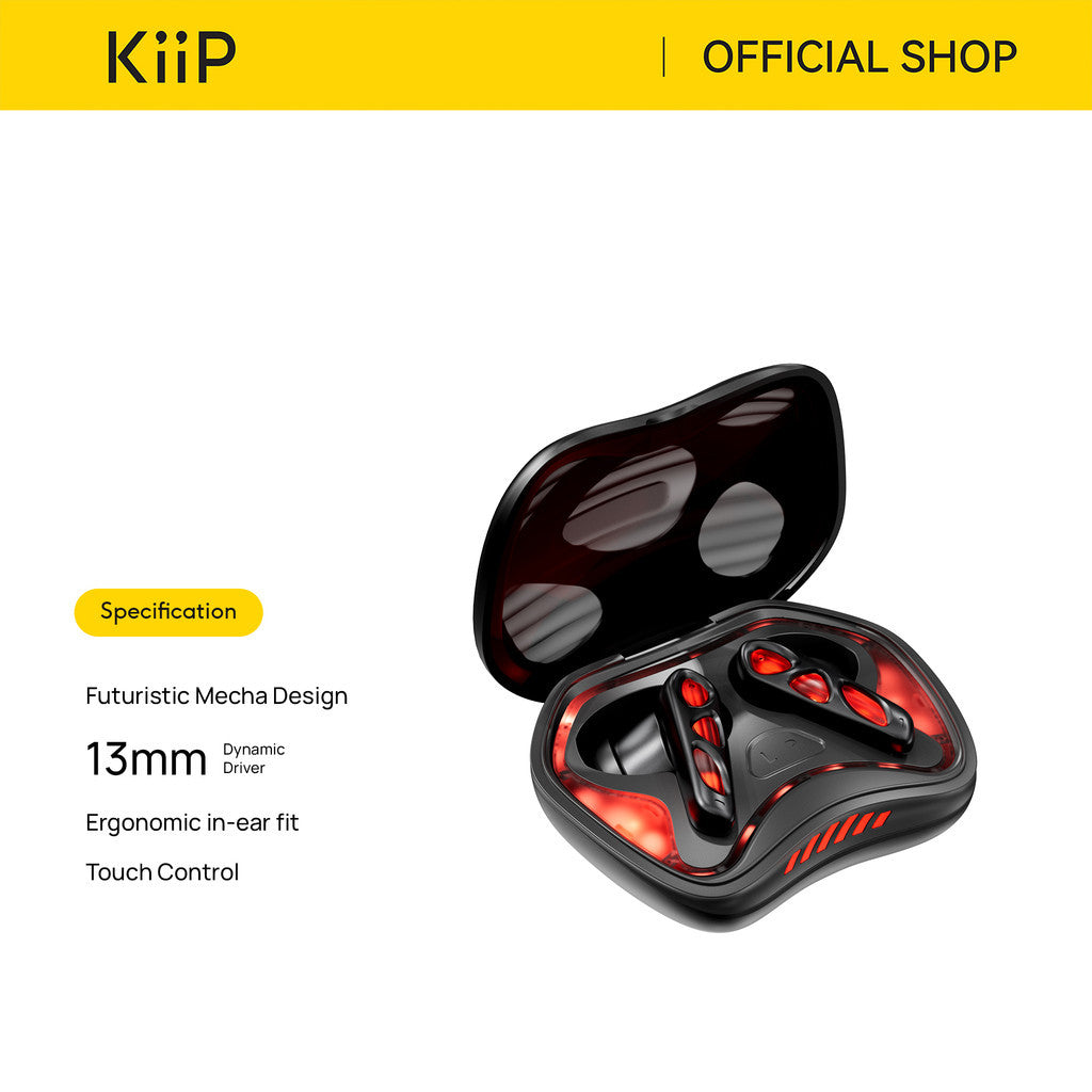 KiiP DTS28 MixColor MechaCore Gaming True Wireless Earphones Earbuds TWS Bluetooth