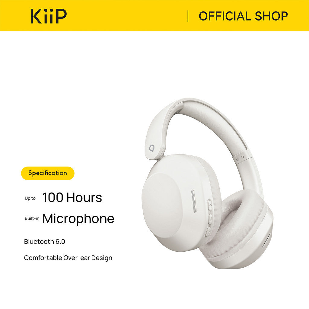 KiiP TH50 Headphone Bluetooth Wireless Headset Earphone BT 6.0