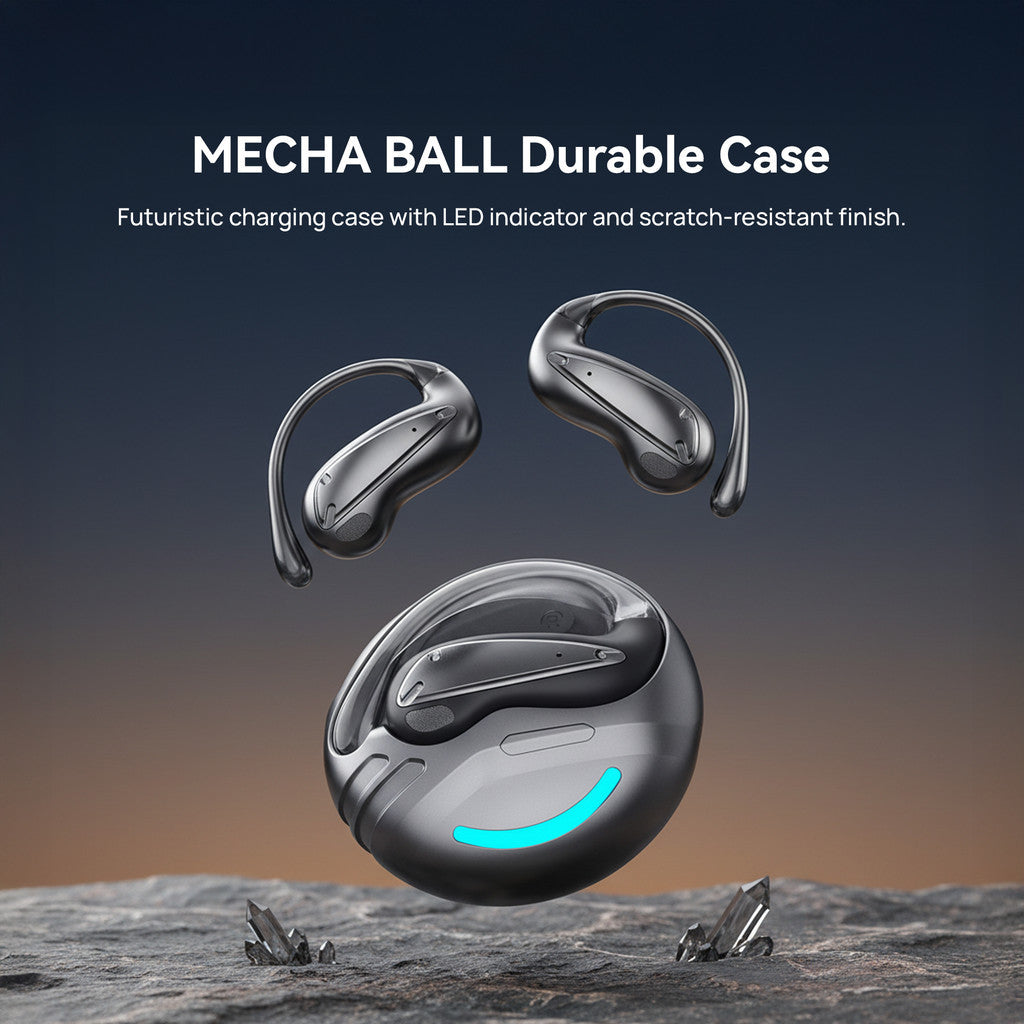 KiiP X8 PRO OWS TWS Gaming Open Ear Hook Headphone IPX7 Waterproof Bone Conduction HiFi Stereo Sport Headset