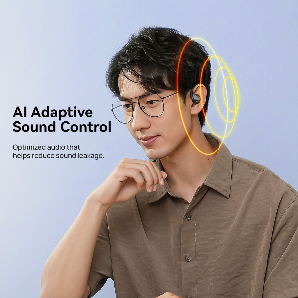 KiiP DTH24 OpenCore OWS Ear-hook Bluetooth Earphones EN Clear Calls IP56 AI Adaptive Sound