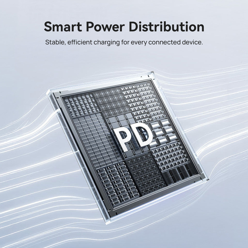 KiiP G40W Charger Adaptor GaN 40W 4-Port PD Fast Charging