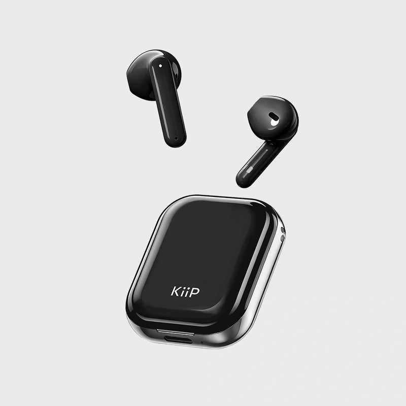 KiiP Airlite TWS Earphone Bluetooth 6.0 True Wireless Earbuds With Necklace Chain Noise Reduction