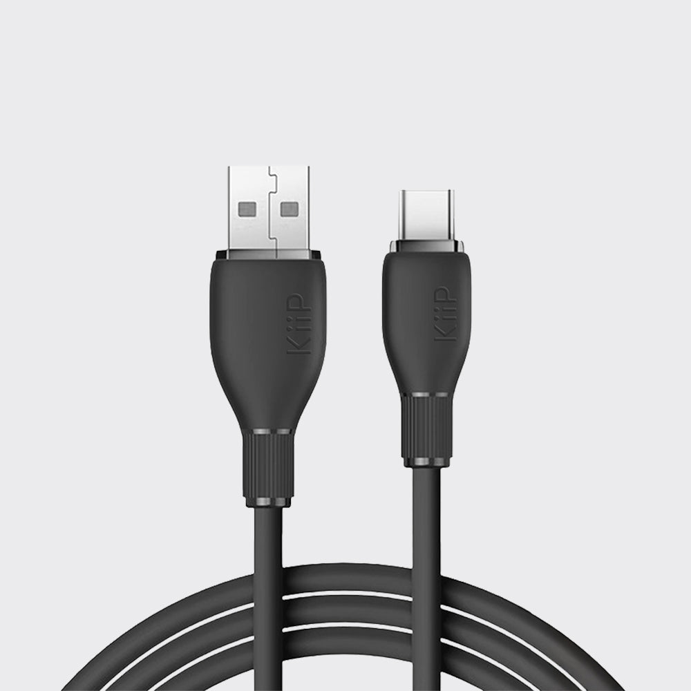 KiiP Kabel Data Silikon Fast Charging A To C/IP/Mikro Up To 40W