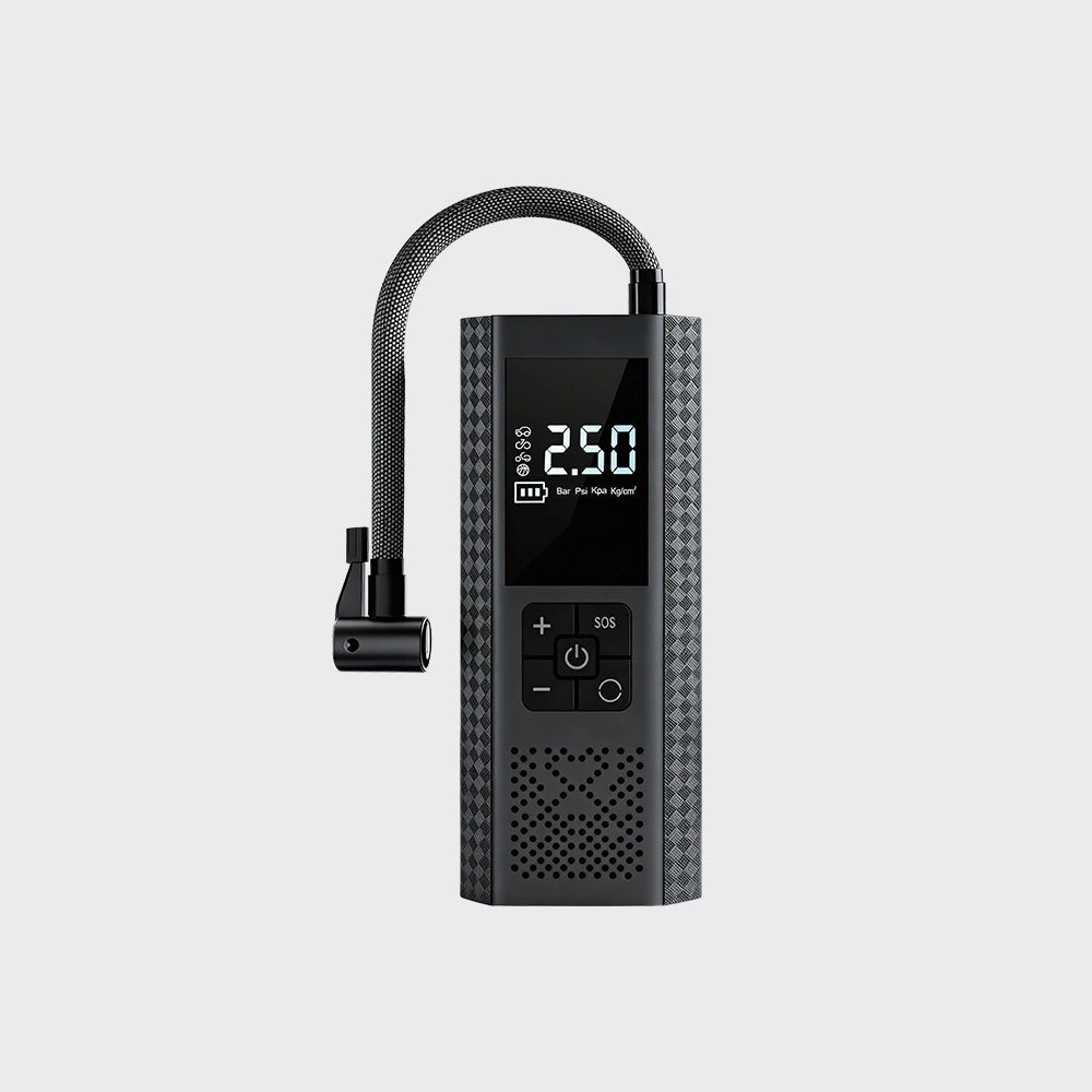 KiiP EAP01 Portable Car Tire Inflator Pompa Ban Motor Dan Mobil Electric Air Pump Car Air Pump Portable Mini Pompa Angin Elektrik 18L 60W
