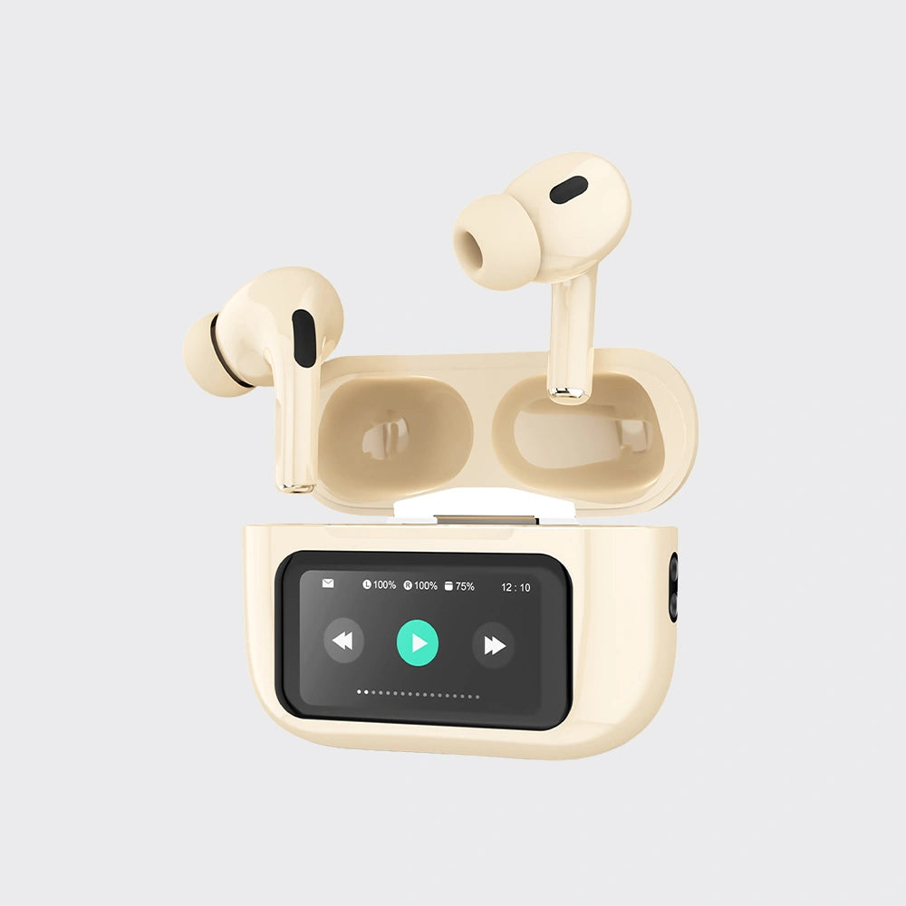 KiiP DTS16 Tws  ANC Headset Bluetooth 5.4 Earphone Smart Screen Active Noise Reduction