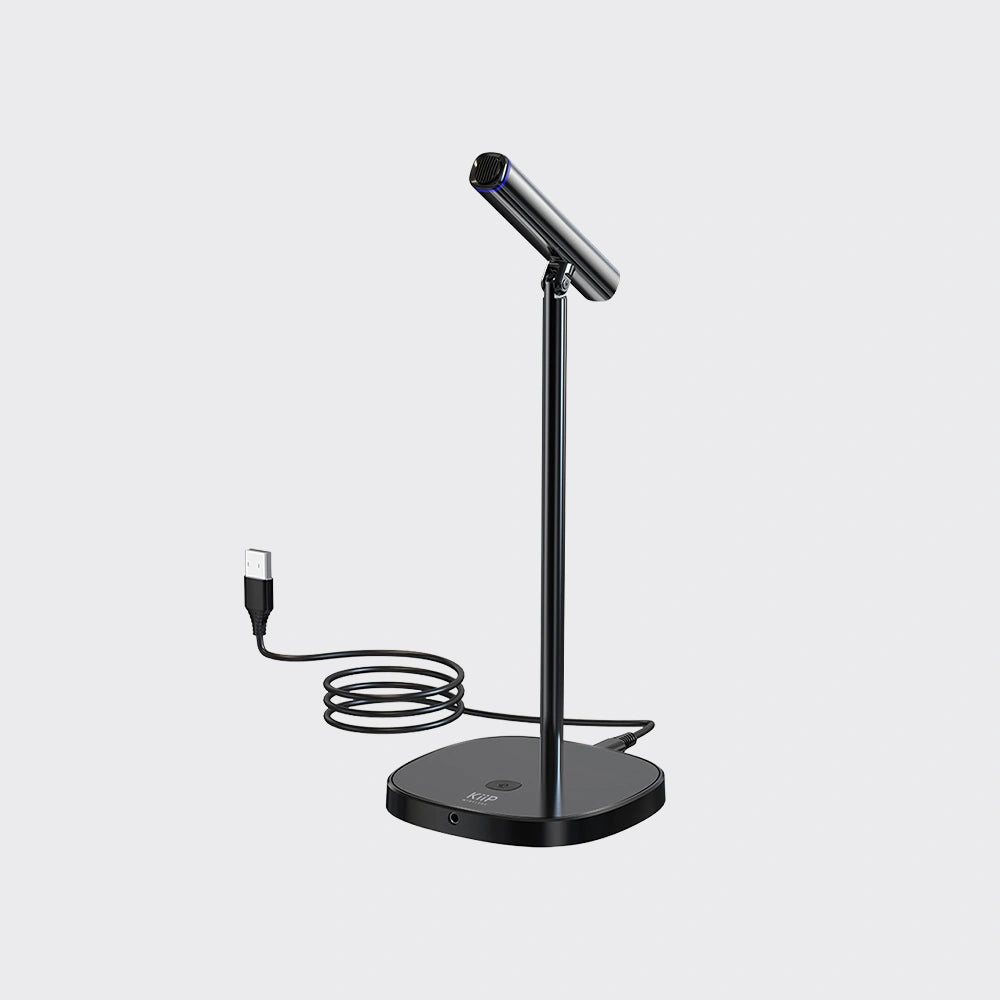 KiiP M9 Microphone Desktop Table Mic HiFi Sound Quality Double Noise Cancelation