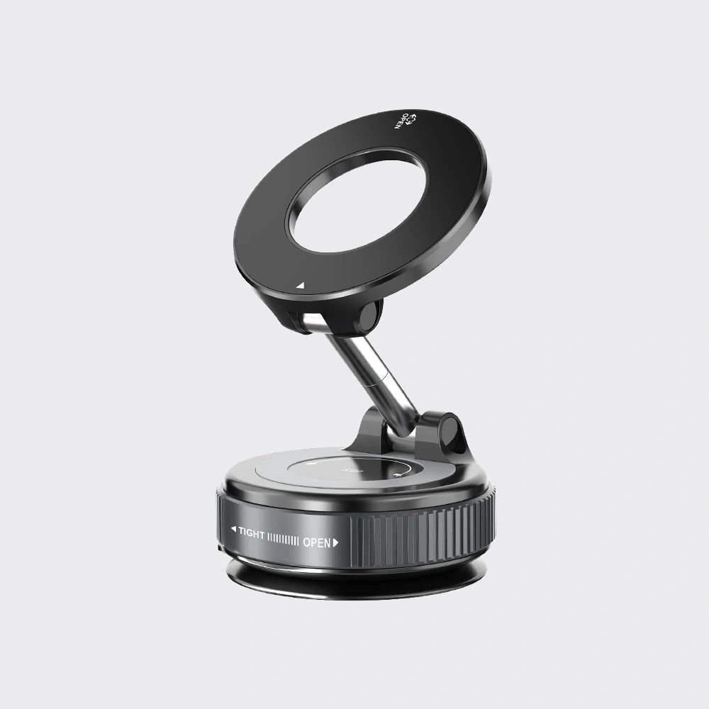 KiiP MCH09 Car Holder Magnetic Adjustable 360° Phone Holder Lipat Electric Mount Car Vacuum Suction