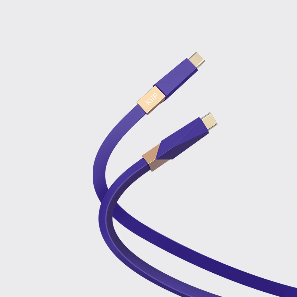 KiiP TRI240 Cable Data Multifunctional Home and Car Triangular Silicone Ultra Fast Charge Kabel Data 240W