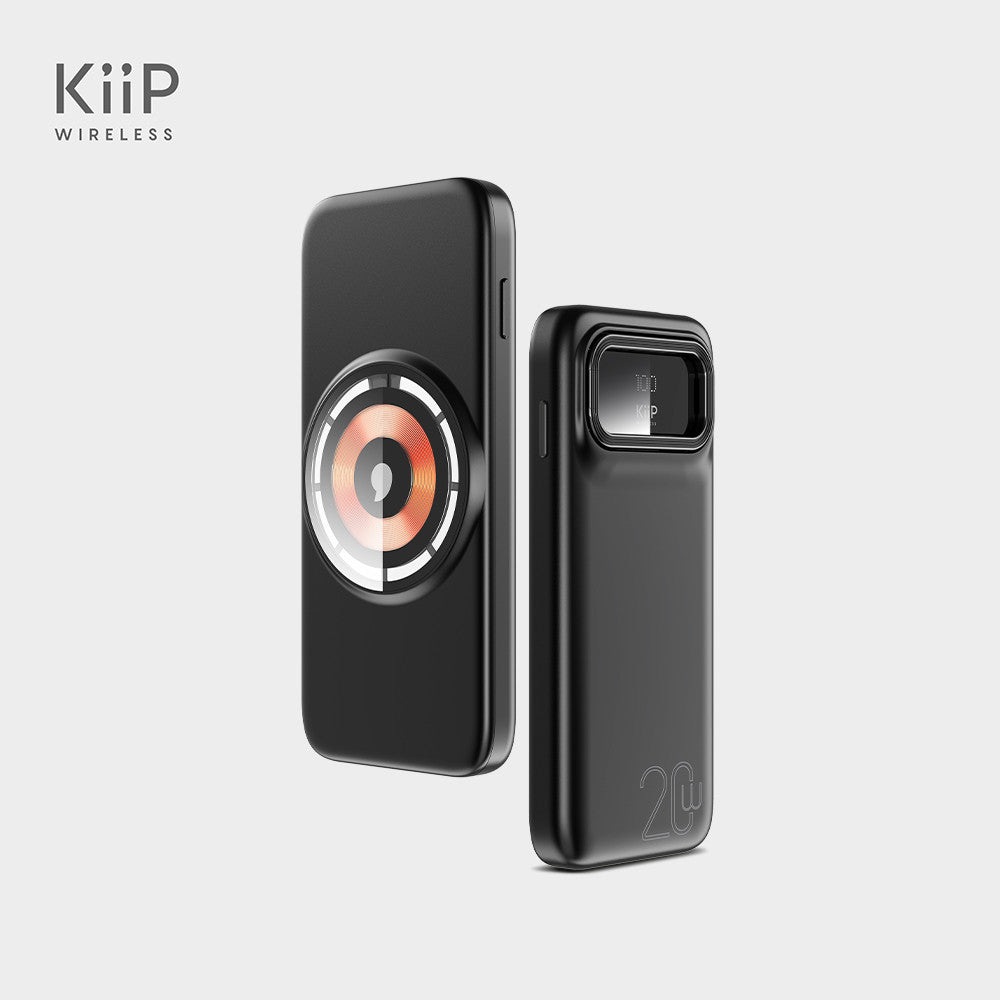 KiiP Wireless DPB2A Power Bank Magnetic Magsafe 20W Fast Charging Type C PD 10000 mAh