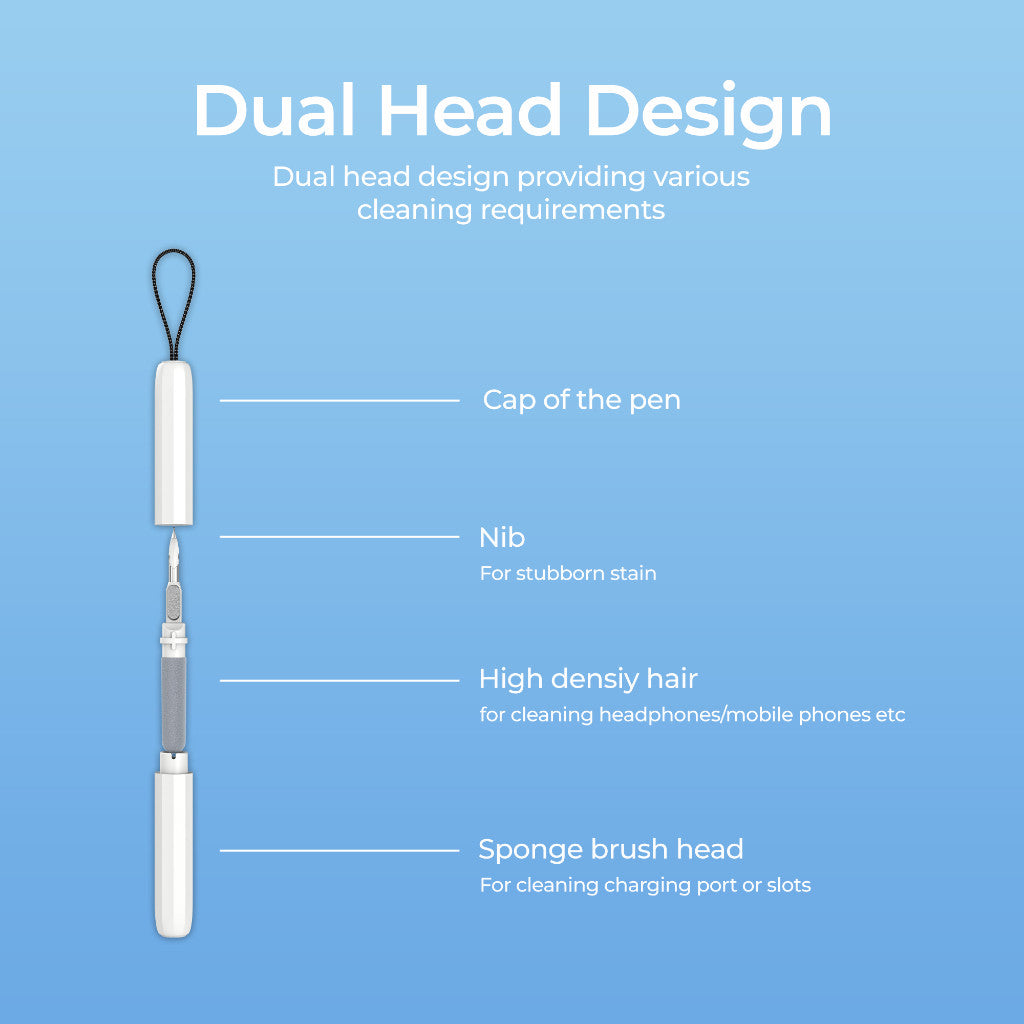KiiP Wireless Pen Pembersih Cleaning Brush Earphone HP TWS Airpods Lensa