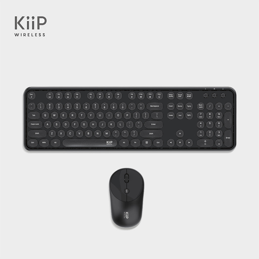 KiiP Wireless DOTS Keyboard Mouse Set Wireless 2.4G