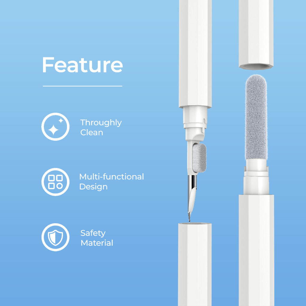 KiiP Wireless Pen Pembersih Cleaning Brush Earphone HP TWS Airpods Lensa