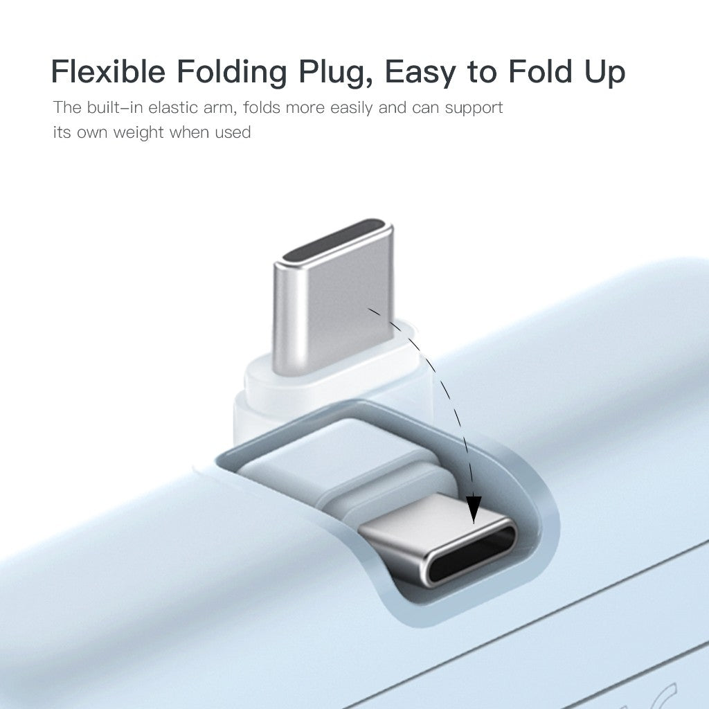 KiiP E61 Mini Power Bank Fast Charging PD 20W Type-C Lightning 5000mAh