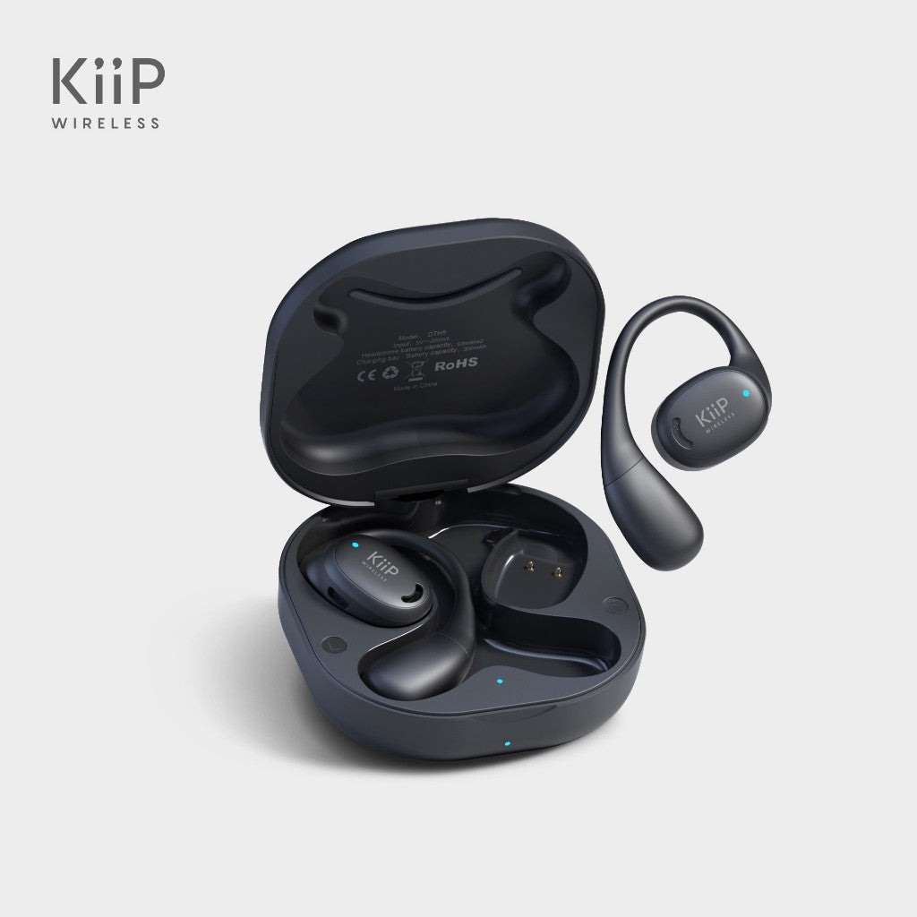 KiiP Wireless DTH5 Tws Bluetooth Headset Headphone Earphone Earhook