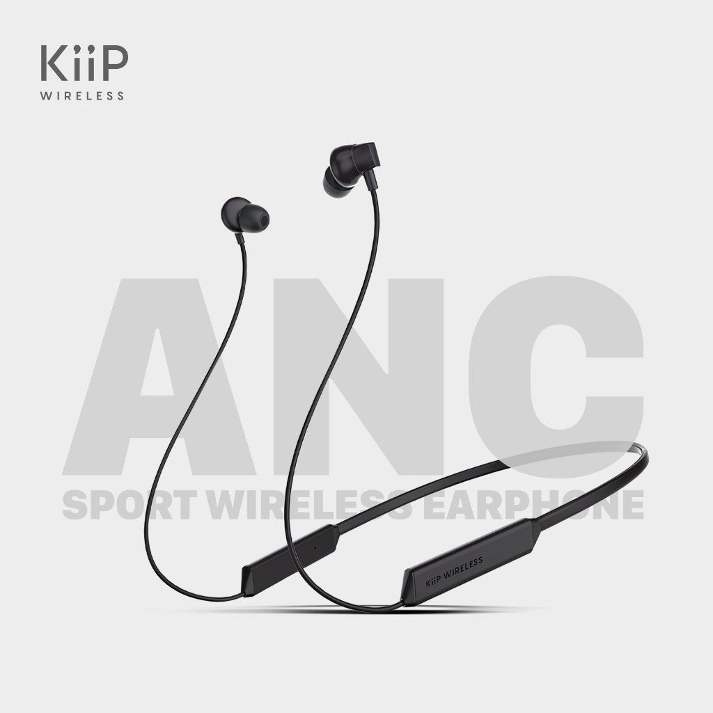 KiiP Wireless S30 Sport Bluetooth Wireless Earphone ANC Headset Handsfree